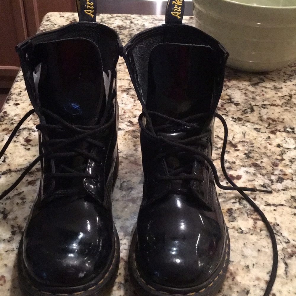 Dr. Martens Black Patent leather Boots